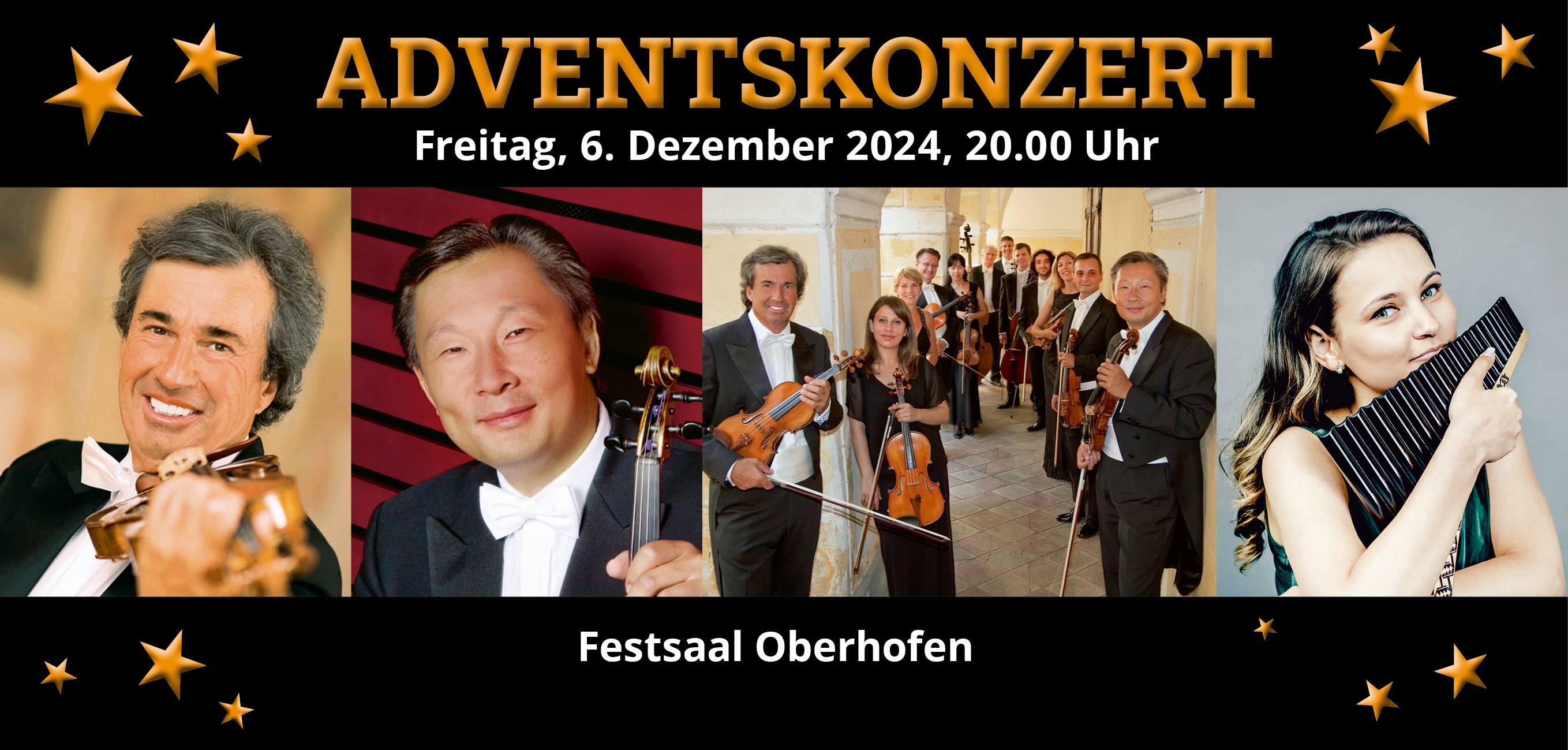 Banner Adventskonzert Oberhofen 2024